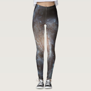 Galaxie-schwarze Goldyoga-Hosen Leggings