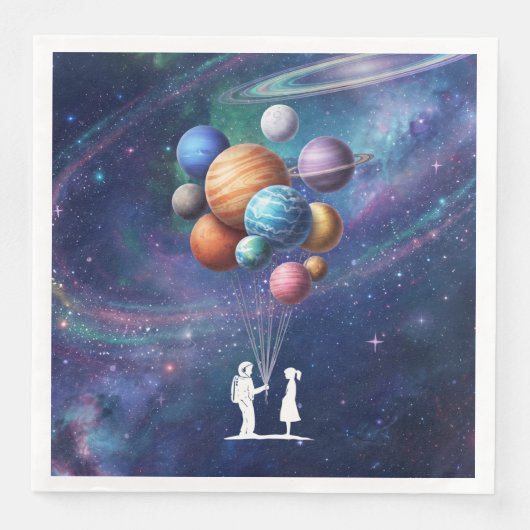 Galaxie Serviette (Vorderseite)