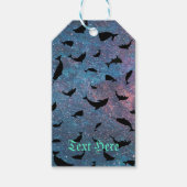 Galaxie Silhouette Geschenkanhänger (Vorderseite)