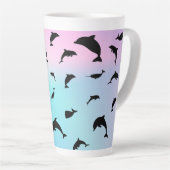 Galaxie Silhouette Milchtasse (Rechte Ecke)