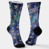 Galaxie Socken (Gewinkelt)