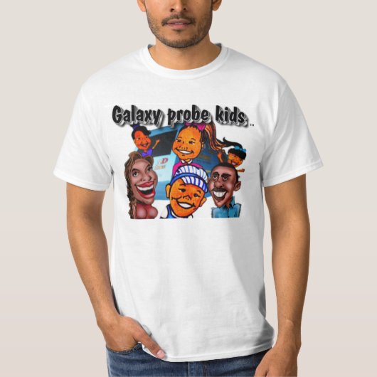 Galaxie-Sonden-Kinder T-Shirt (Vorderseite)