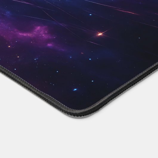 Galaxie Spacetime Kosmischer Nebel Schreibtischunterlage (Ecke)