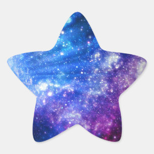 Galaxie Stern-Aufkleber