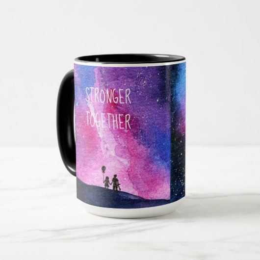 Galaxie Tasse (Vorderseite Links)
