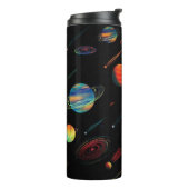 Galaxie-Thermaltumbler Thermosbecher (Nach links gedreht)