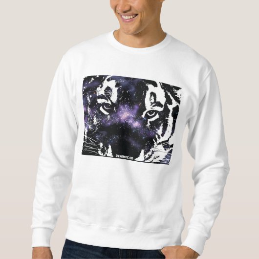 Galaxie-Tiger Sweatshirt (Vorderseite)