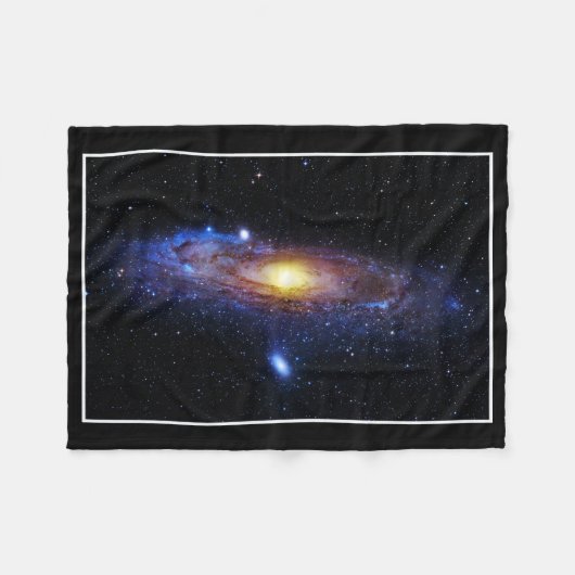 Galaxie-Unbekanntes Fleecedecke (Vorderseite (Horizontal))
