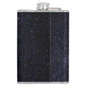 Galaxie und Mond Flachmann (Rückseite)