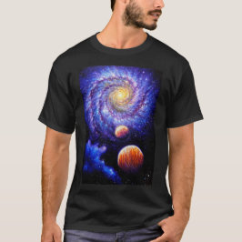 Galaxie und Planeten T-Shirt