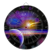 Galaxie und Sterne Dartscheibe (vorne)