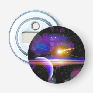 Galaxie und Sterne Flaschenöffner