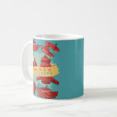 Galaxie-Universum Kaffeetasse (Vorderseite Links)