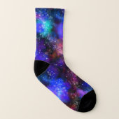 Galaxie-Universum-Nebel Socken (Links - Innen)