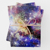 Galaxie, Universum, Sterne, Geschenkmuster für den Geschenkpapier Set (Beispiel)