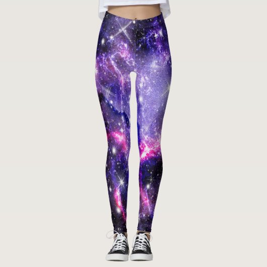 Galaxie, Universum, Sterne, Geschenkmuster für den Leggings (Vorderseite)
