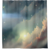 Galaxie, Universum, Sterne, Weltraum Duschvorhang (Vorderseite)