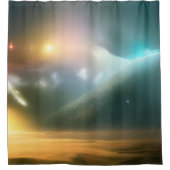 Galaxie, Universum, Sterne, Weltraum Duschvorhang (Vorderseite)