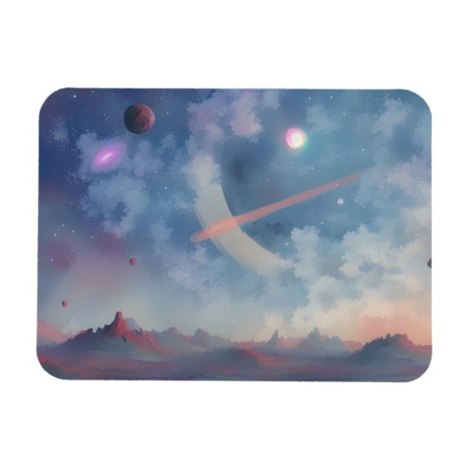 Galaxie, Universum, Sterne, Weltraum Magnet (Horizontal)