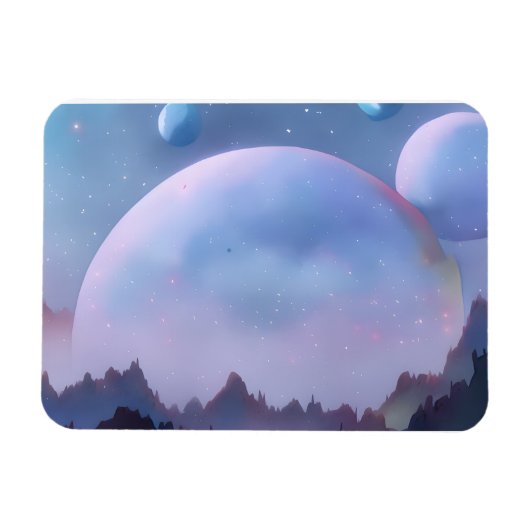 Galaxie, Universum, Sterne, Weltraum Magnet (Horizontal)