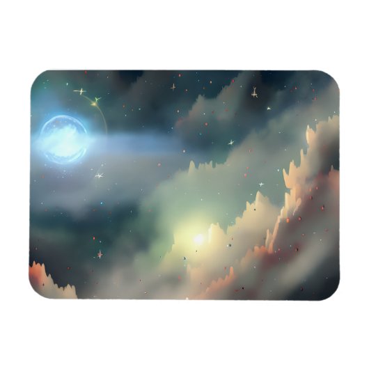 Galaxie, Universum, Sterne, Weltraum Magnet (Horizontal)