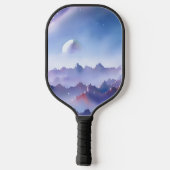 Galaxie, Universum, Sterne, Weltraum Pickleball Schläger (Rückseite)