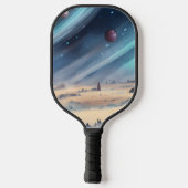 Galaxie, Universum, Sterne, Weltraum Pickleball Schläger (Rückseite)