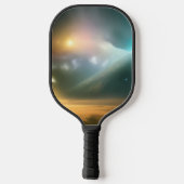 Galaxie, Universum, Sterne, Weltraum Pickleball Schläger (Rückseite)