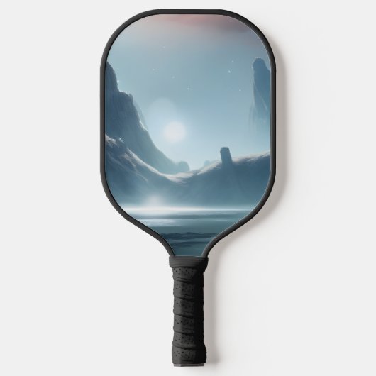 Galaxie, Universum, Sterne, Weltraum Pickleball Schläger (Vorderseite)