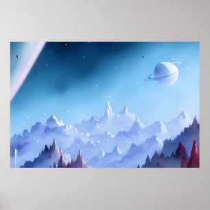 Galaxie, Universum, Sterne, Weltraum Poster