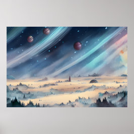 Galaxie, Universum, Sterne, Weltraum Poster
