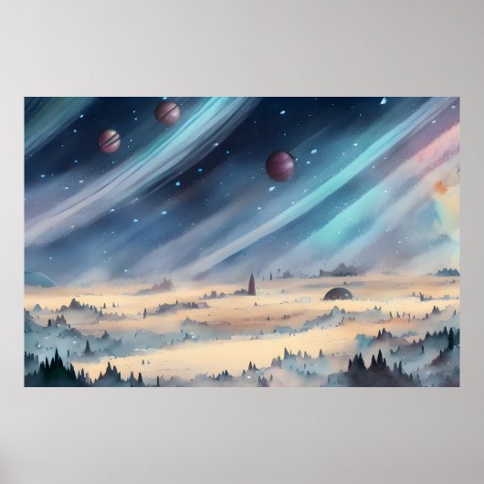 Galaxie, Universum, Sterne, Weltraum Poster (Vorne)