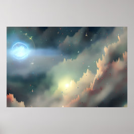 Galaxie, Universum, Sterne, Weltraum Poster
