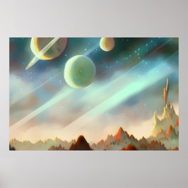 Galaxie, Universum, Sterne, Weltraum Poster