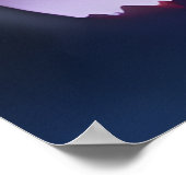 Galaxie, Universum, Sterne, Weltraum Poster (Ecke)