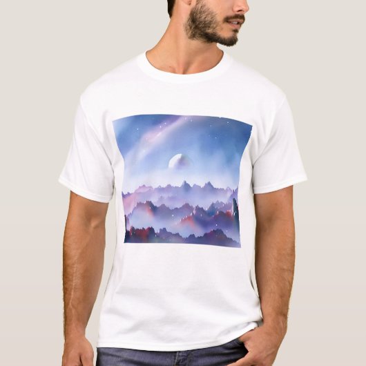 Galaxie, Universum, Sterne, Weltraum-T - Shirt (Vorderseite)