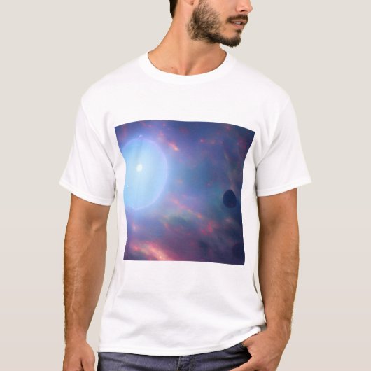 Galaxie, Universum, Sterne, Weltraum-T - Shirt (Vorderseite)