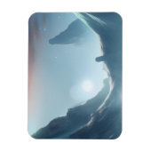 Galaxie, Universum, Sterne, Weltraummagazin Magnet (Vertikal)