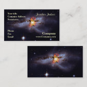 Galaxie Visitenkarte (Vorne/Hinten)