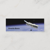 Galaxie-Visitenkarte Mini Visitenkarte (Rückseite)