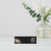 Galaxie-Visitenkarte Mini Visitenkarte (Stehend Vorderseite)