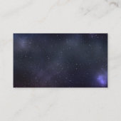 Galaxie-Visitenkarte Visitenkarte (Rückseite)