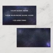 Galaxie-Visitenkarte Visitenkarte (Vorne/Hinten)