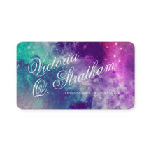 Galaxie-Visitenkarten