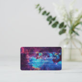 Galaxie-Visitenkarten Visitenkarte (Stehend Vorderseite)