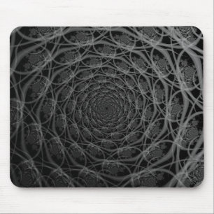 Galaxie von Filaments in Schwarz-Weiß-Mousepad Mousepad