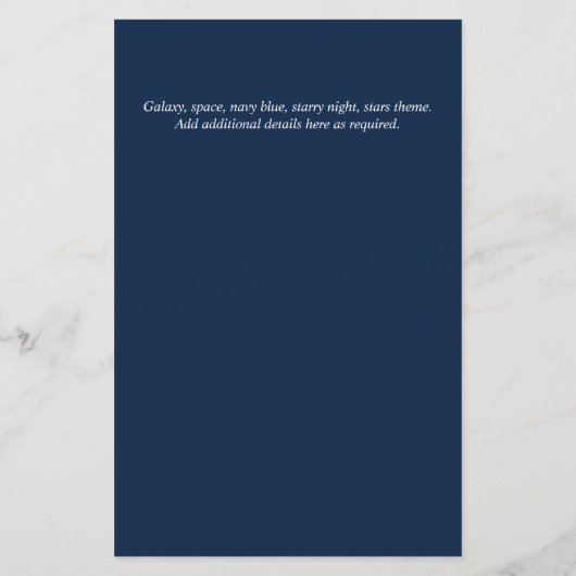 Galaxie-Vorlagen (Rückseite)