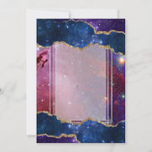 Galaxie-Vorlagen Einladung (Vorderseite)