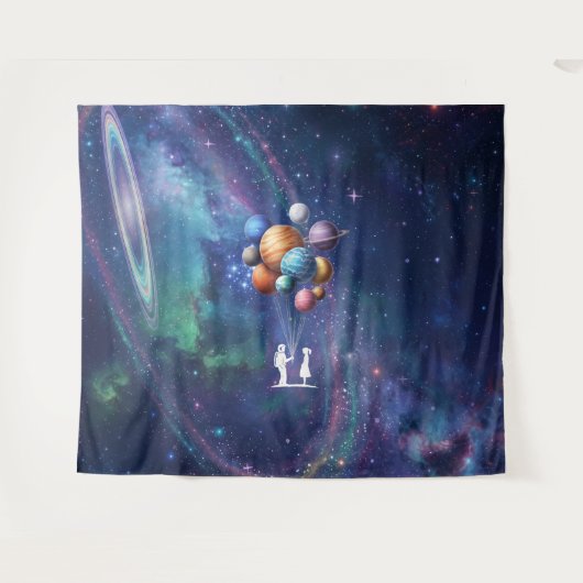Galaxie Wandteppich (Vorderseite (Horizontal))