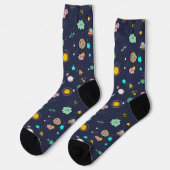 Galaxieelemente Socken (Linkes Detail)